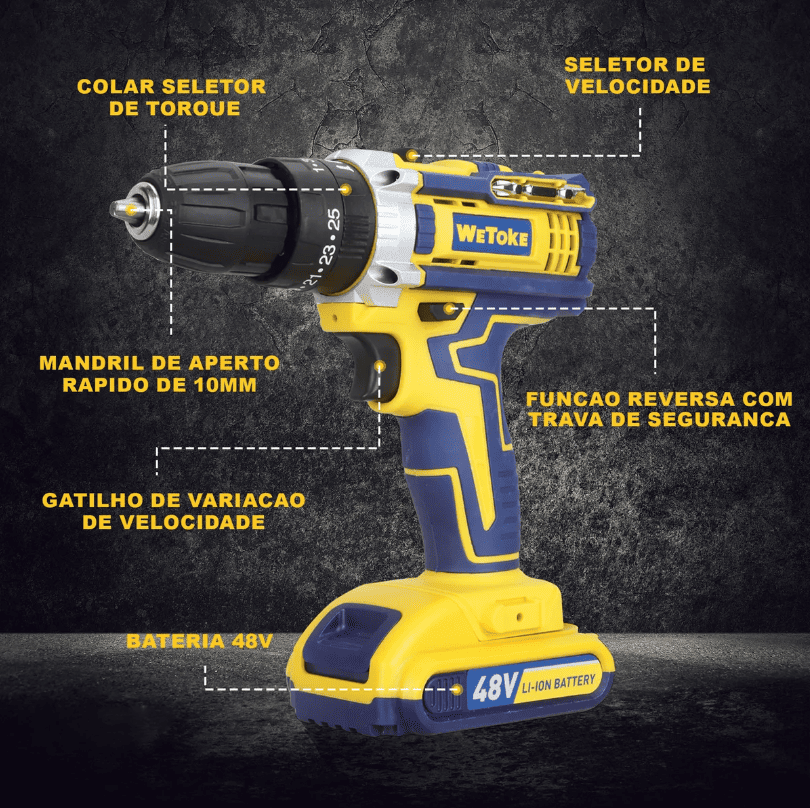 Furadeira Parafusadeira de Impacto - Imagem 3